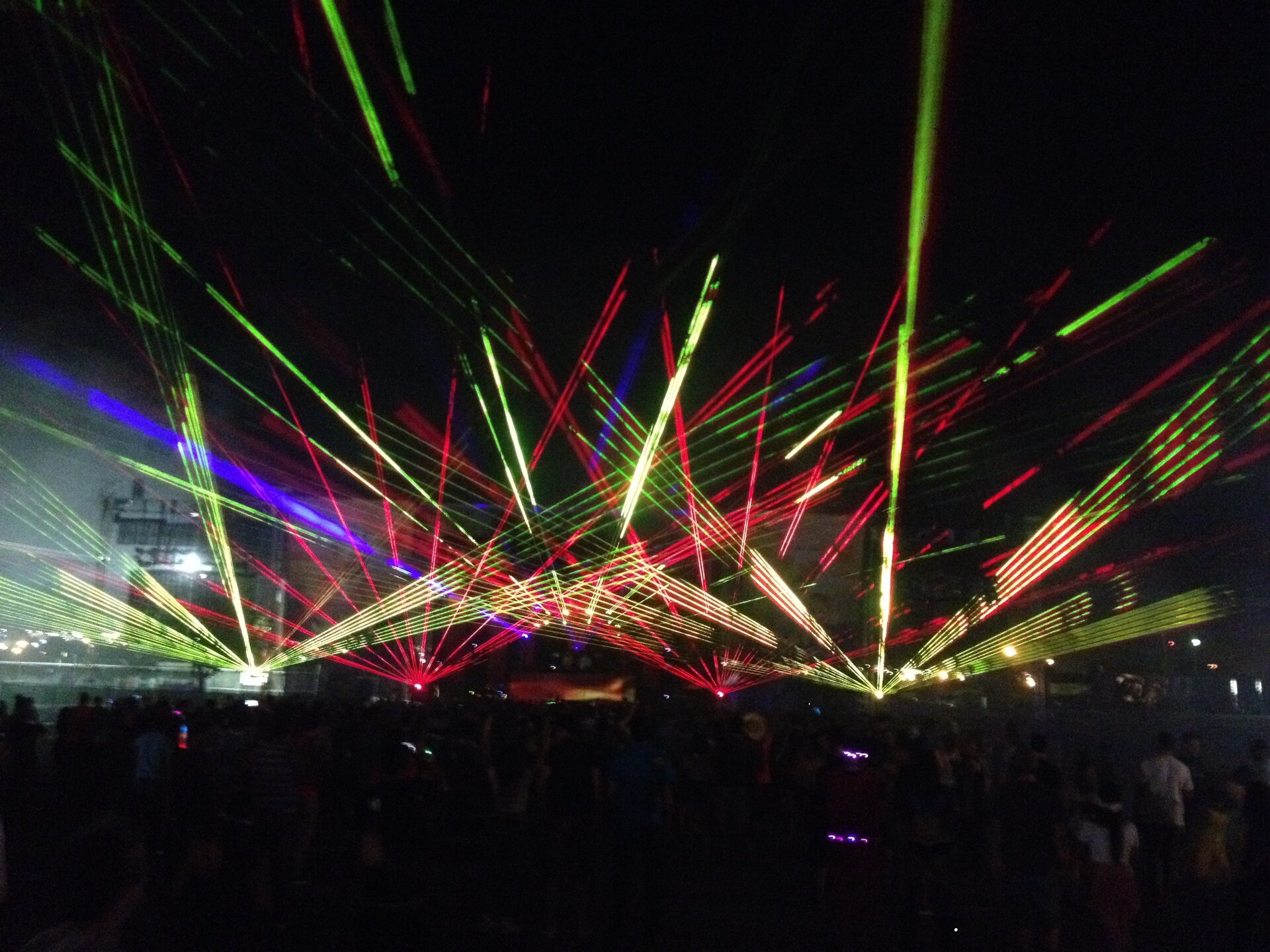 Event laser beams