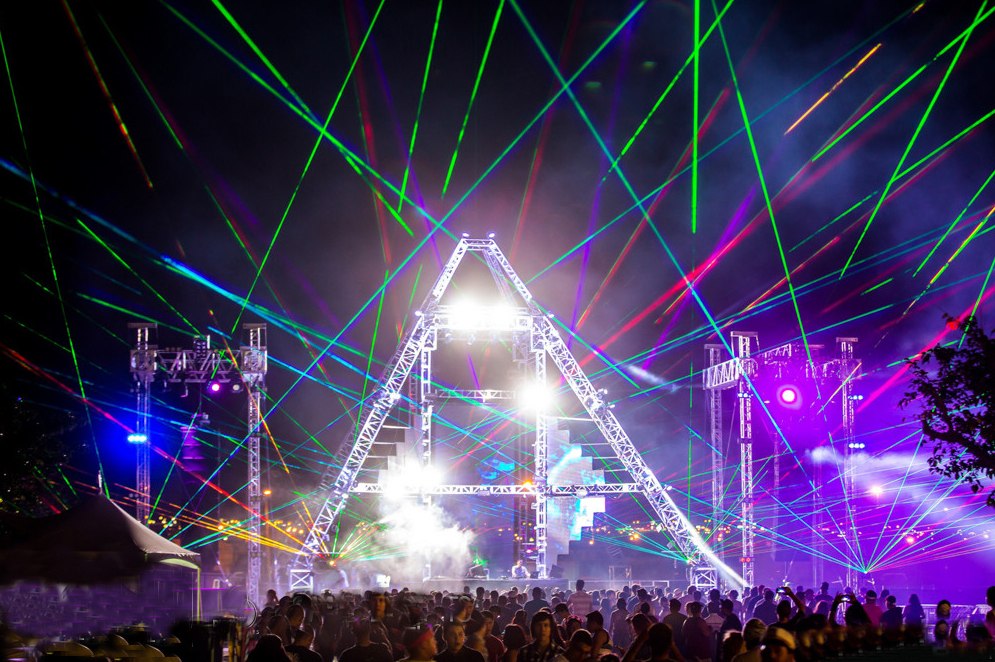 Festival laser effects