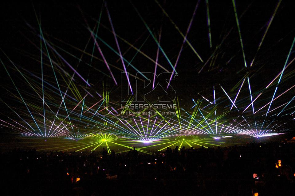 Event laser visuals