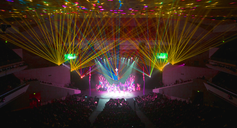 Christmas laser performance