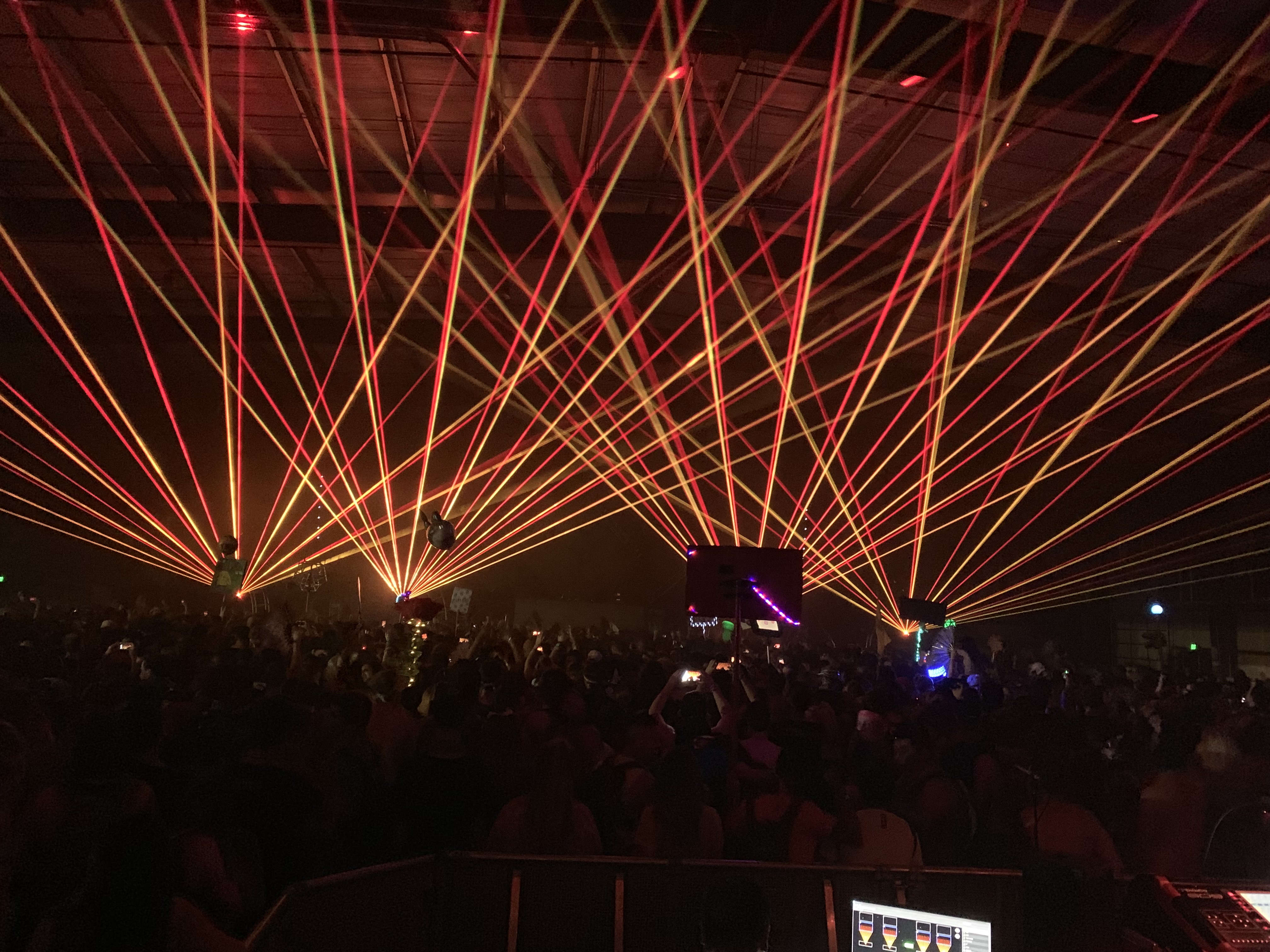 Corporate awards show with lighting and lasers