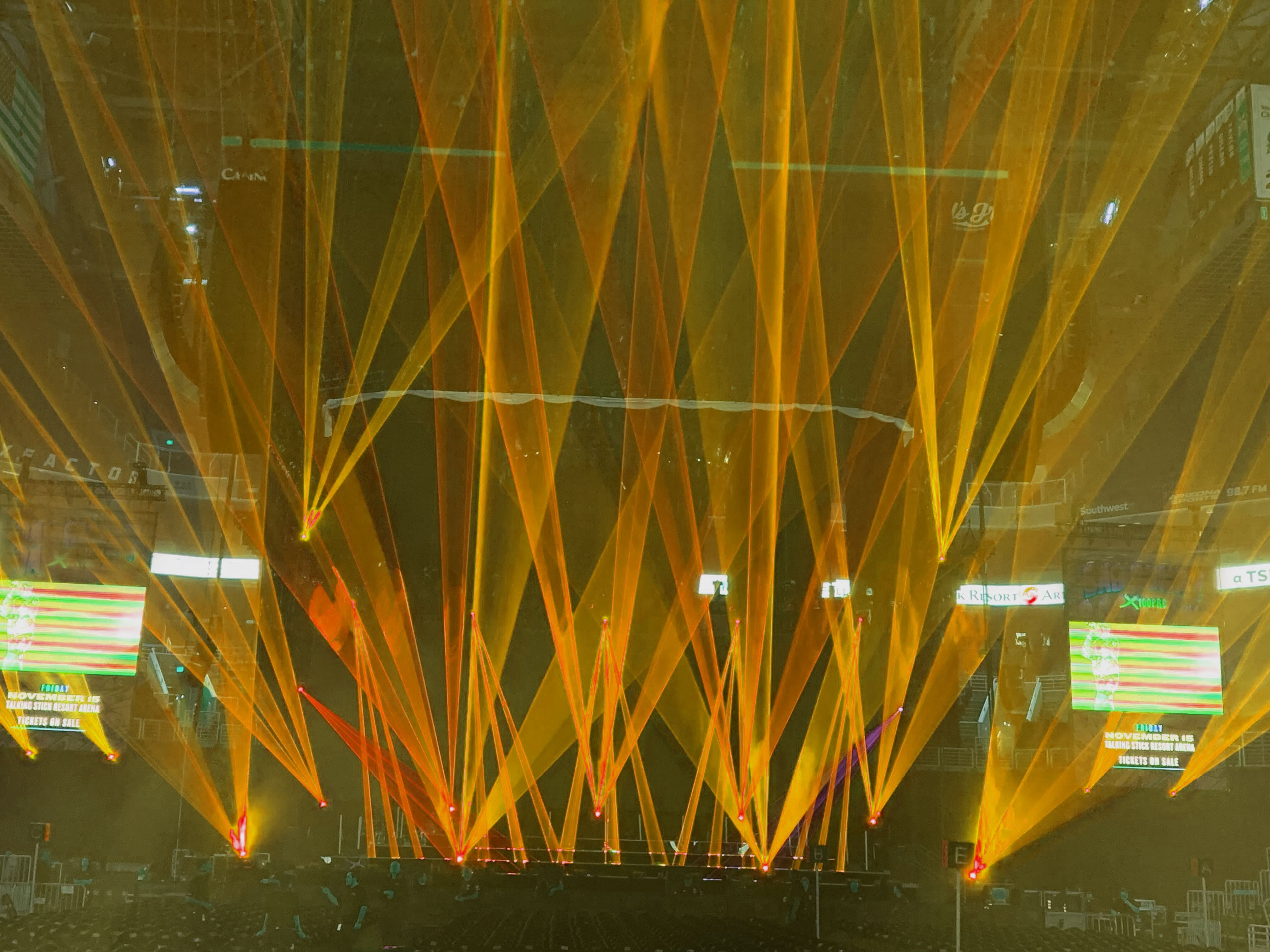Laser installation detail