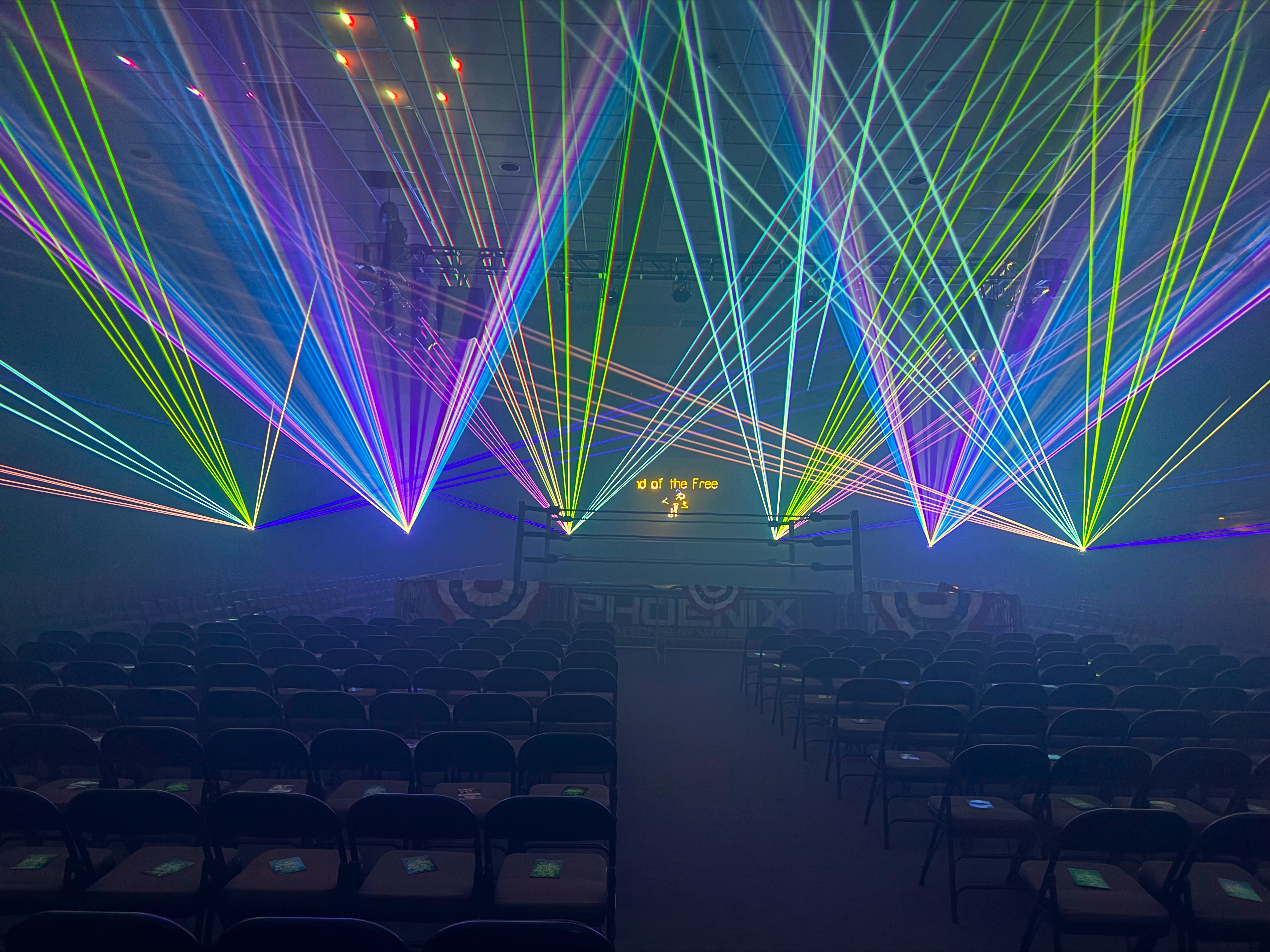 Live laser event