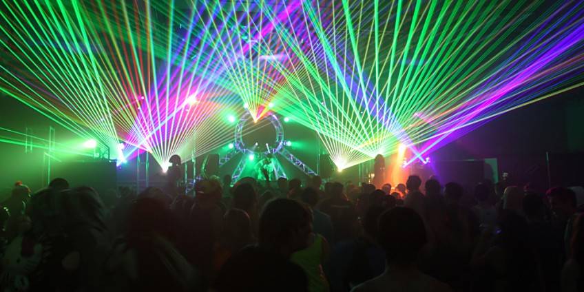 Full-color laser effects